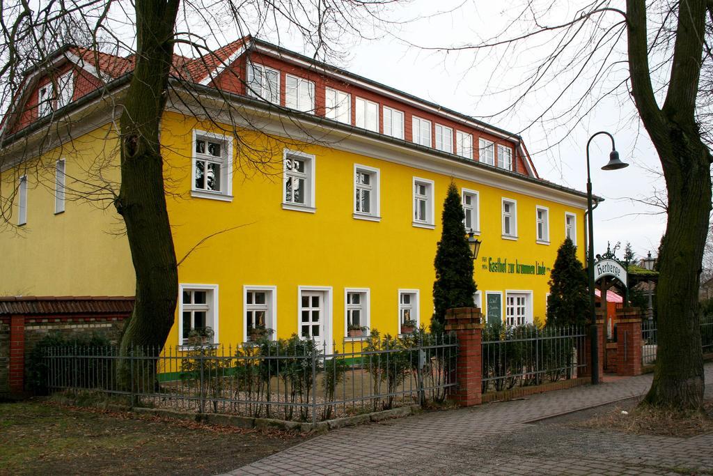 Landgasthof Zur Krummen Linde Otel Stolpe  Dış mekan fotoğraf